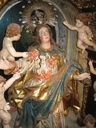 Imagen de la Virgen en el misterio de la Asunción Imagen de la Virgen en el misterio de la Asunción
