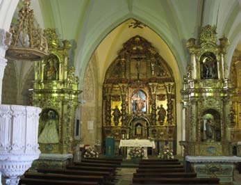 Retablo mayor de la iglesia de Villalmanzo Retablo mayor de la iglesia de Villalmanzo