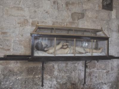 Cristo yacente, talla gótica (s.XIV)